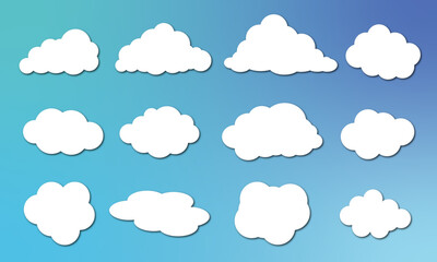 浮かぶ雲_cloud_dropshadow