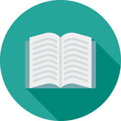 Open Book icon vector image. Suitable for mobile apps, web apps and print media.