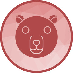 Polar Bear icon vector image. Suitable for mobile apps, web apps and print media.