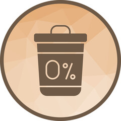 Zero Waste icon vector image. Suitable for mobile apps, web apps and print media.