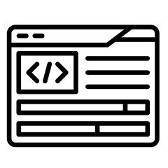 Coding  Icon Element For Design