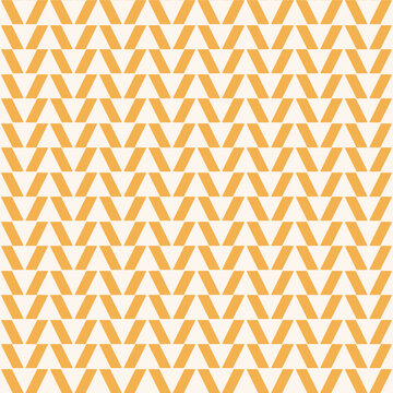 Golden shevron seamless pattern. Print of triangles. Abstract background for fabric or wallpaper. Vector