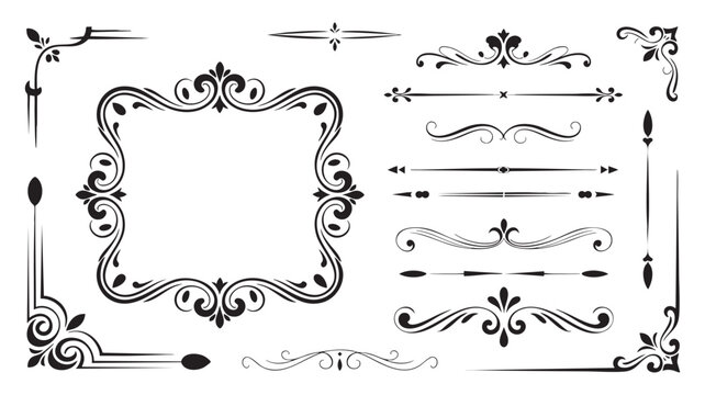 Border Design Vector. 