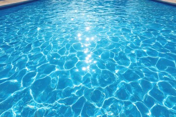 Shimmering pool water