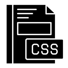 Obraz premium Css Documen Icon Element For Design