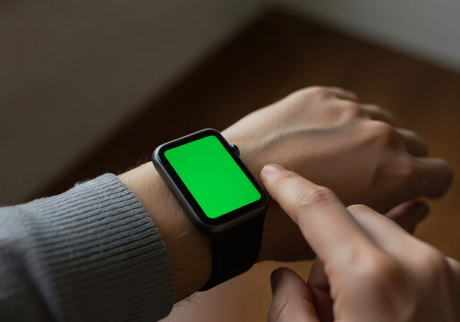 Using a Smartwatch with a Green Screen for Mockups and App Development - Powered by Adobe