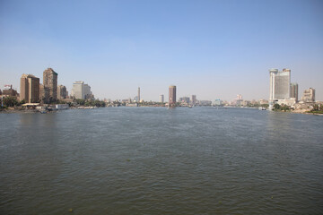 Naklejka premium The Nile scene from University Bridge