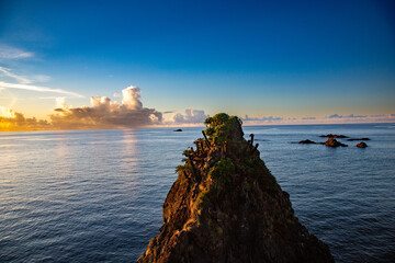 奄美大島の夏の夕景。