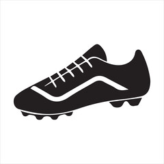 sports cleats silhouette vector illustrator