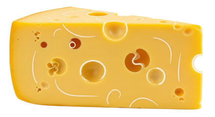 Isolated Swiss Cheese