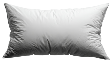 Soft plush pillow isolated on transparent background — high-resolution PNG cutout cushion mockup for bedding, home décor, branding, e-commerce, web & app UI, print templates, packaging, and product