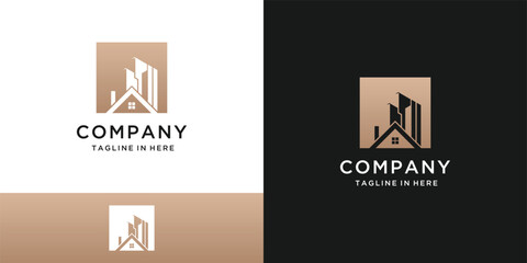 modern home icons. house symbol, real estate logo design inspiration	