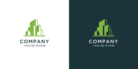 Fototapeta premium Modern Building structure, real estate and architecture, contruction vector design illustration.