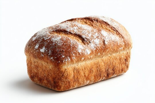 Delicious freshly baked artisanal bread loaf with rustic crust golden color and soft interior perfect for breakfast snack or healthy meal in bakery - Powered by Adobe