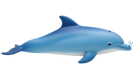 Obraz premium Isolated Dolphin