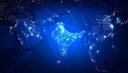 Global connections, India highlighted