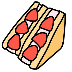 Strawberry Cream Sandwich