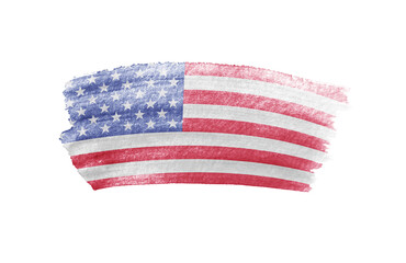 Obraz premium Grunge USA Flag background texture