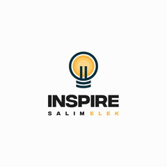 Obraz premium Creative Idea logo designs symbol, Light bulb logo template, Intelligence Logo template, Smart People logo