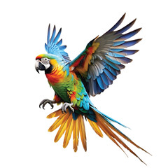 Fototapeta premium blue and yellow macaw