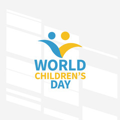 Vector Illustration Design World Children's Day