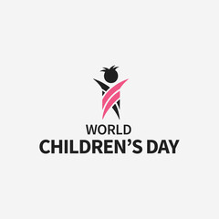 Vector Illustration Design World Children's Day