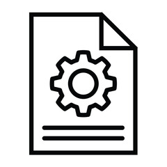 Project Planning Management Flat Vector Icon