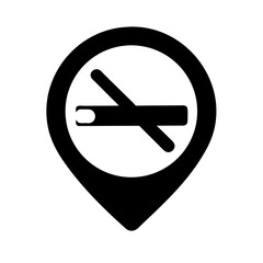 Fototapeta premium Cigarette Smoking Zone icon set – smoking, tobacco, cigarette, nicotine, health, warning, restriction, zone icons collection