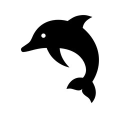 Dolphin Icon – Sea Mammal, Ocean Life, Marine Animal, Playful, Vector, Editable, Icon Set