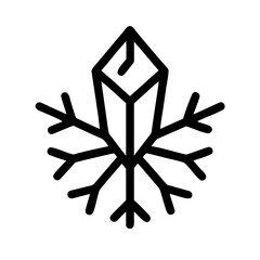 Frozen Crystal Shard icon set – icy, frost, winter, sharp, frozen, cold, minimal icons collection