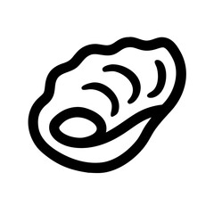 Oyster Icon Set – Seafood, Shell, Marine, Fresh, Ocean, Vector, Editable, Minimal