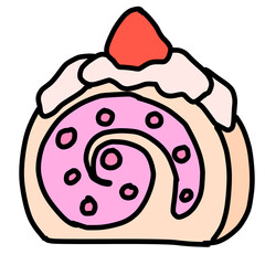 Strawberry Roll Cake