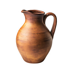 Clay brown jug png