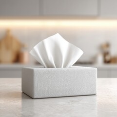 folded perforation with minimal, hygiene, tissue