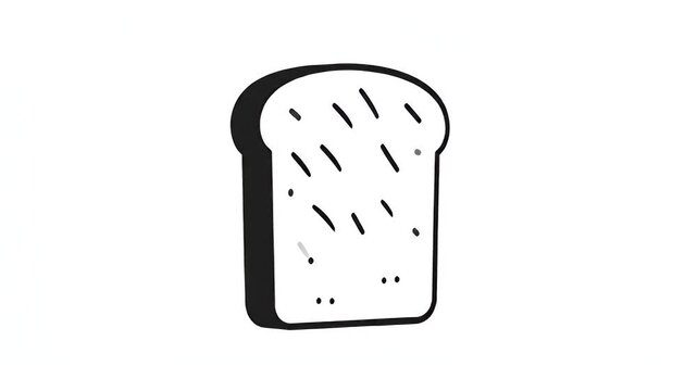 Simple bread illustration