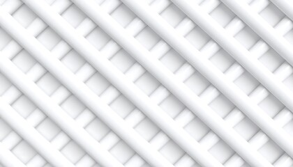 A clean, white, diagonal grid pattern creates a visually appealing and contemporary design.