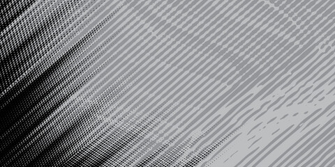 Distressed background in black and white texture with dots, spots, scratches and lines. Abstract vector illustration