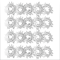 A minimalist set of abstract, jagged shapes in shades of gray. Perfect for modern, clean, or grunge-style projects and backgrounds