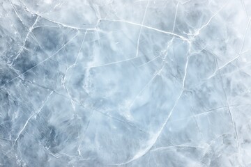 Obraz premium Cracked ice surface closeup texture