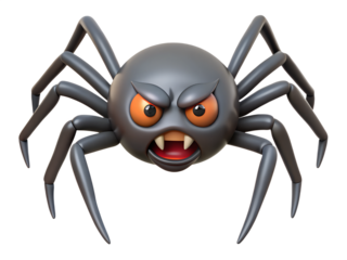 spider icon on white background