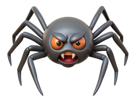 spider icon on white background