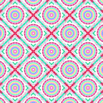 seamless tribal geometric pattern