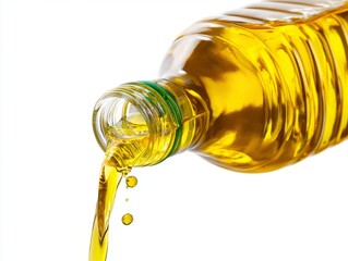vegetable oil pouring vegetable oil background