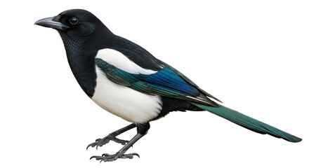 Isolated Magpie Bird