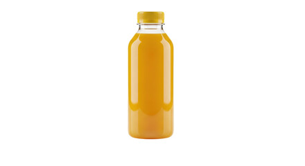 Isolated Bottle of Orange Juice