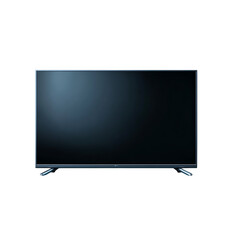 Modern flat screen television display for streaming media and entertainment promotion usage projects