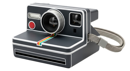 Isolated Polaroid Camera