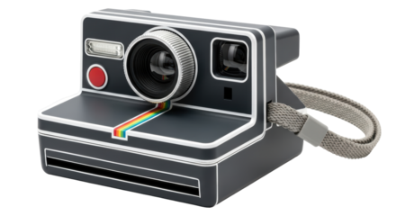 Isolated Polaroid Camera