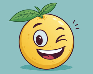 Fototapeta premium WINKING EMOJI