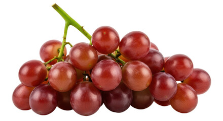Isolated Red grapes
